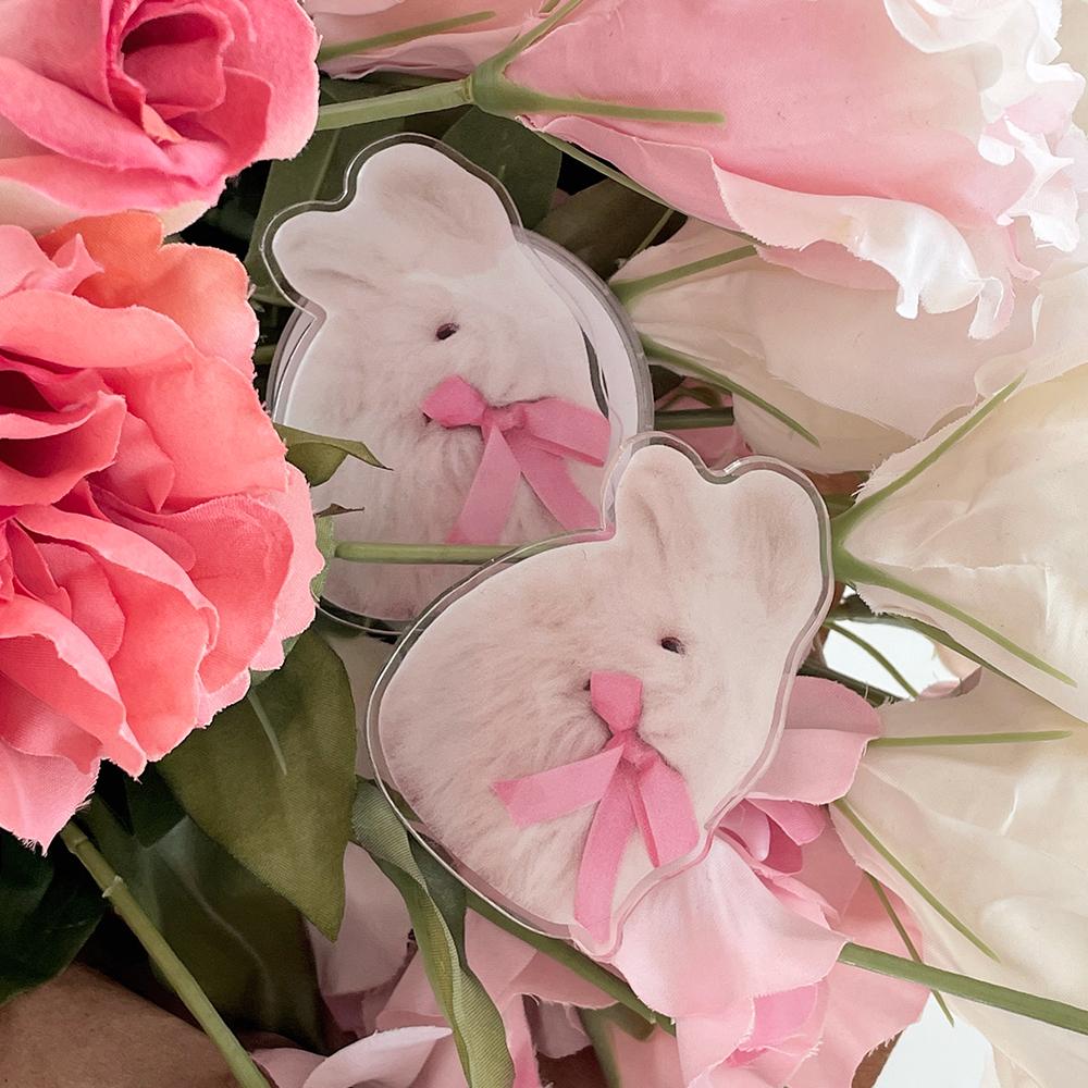 (2type) 리본 버니 맥세이프 스마트톡 아이폰 갤럭시 거치대 토끼 귀여운 거치대 키치