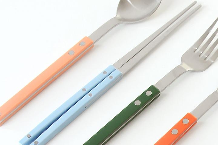 몽블랑 쌍띠에 무광 커트러리 한식젓가락 (20color)