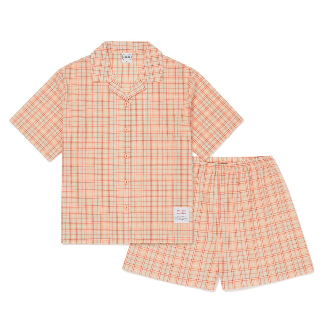 여성 0122 샤벳 반소매 상하