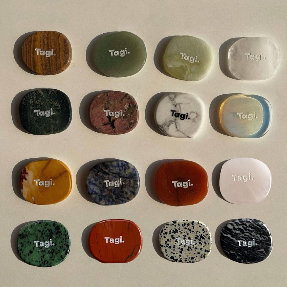 ONDA Tagi 타기 천연석 핸드폰 그립톡 스마트톡 19colors