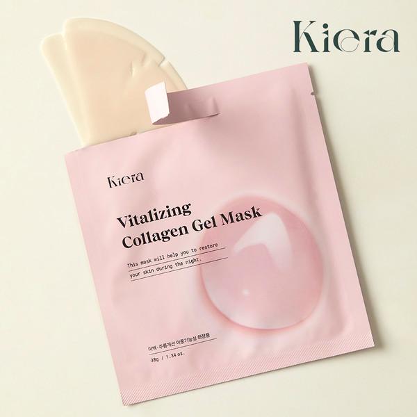 KIERA 키에라 바이탈라이징 하이드로겔 콜라겐 겔 마스크팩 마텐팩