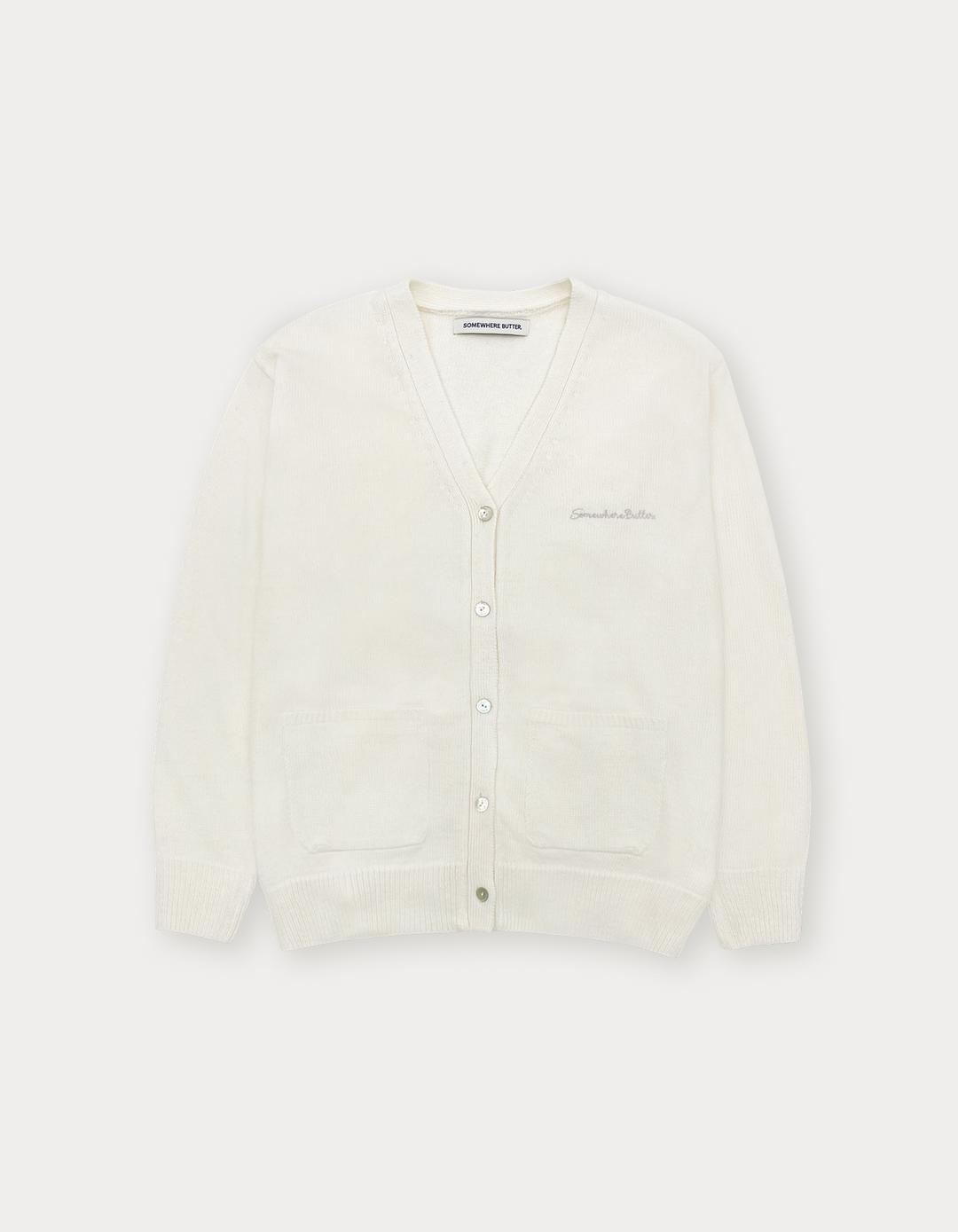 4th / Camilla V-neck Cardigan - Ivory