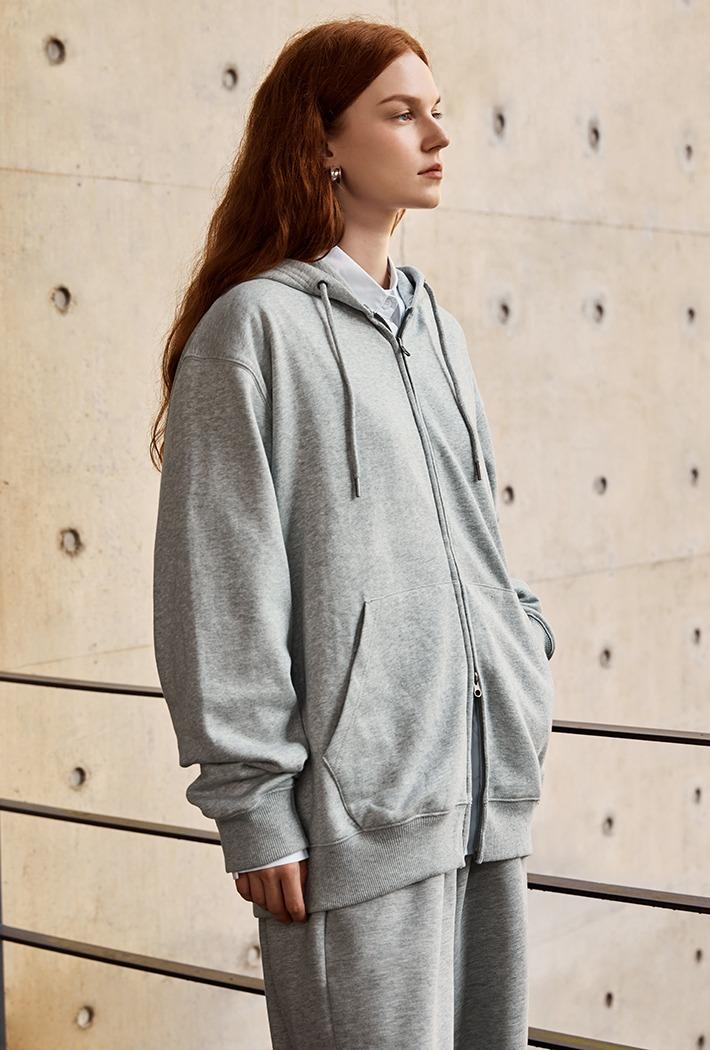 [프렌치테리] 2-WAY 후드 집업(기모) (SPMZF4TC02 RE)_(W)SPMZG11C02