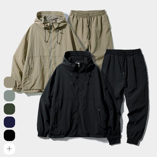 [페플][패키지] 데일리 윈드쉴드 자켓 JHOT1276 + 데일리 트레이닝 조거팬츠 JHLP1275