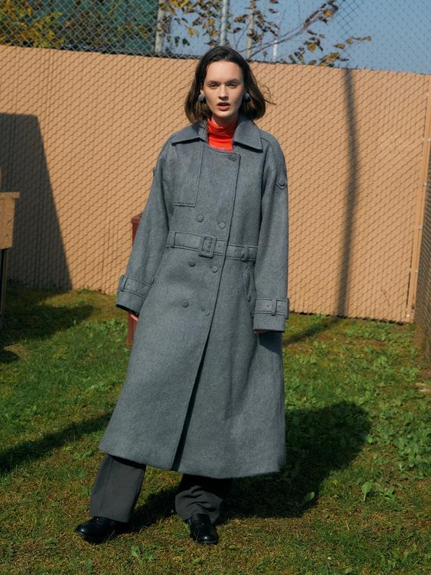 TRENCH DETAIL WOOL COAT_GRAY