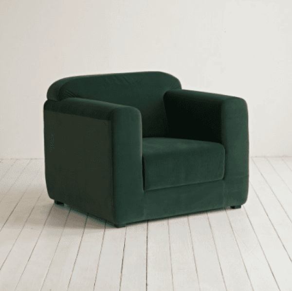 코지 1인 2인용 아쿠아텍스 스웨이드 패브릭 소파