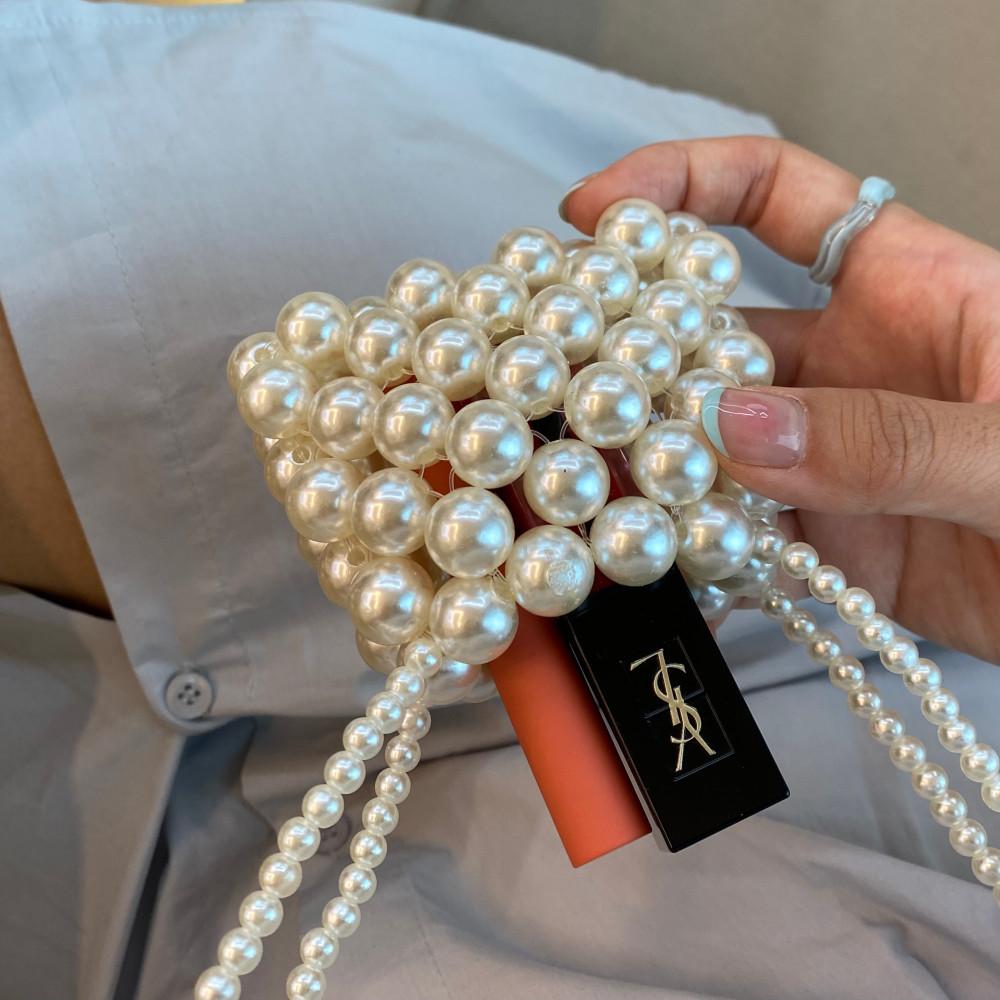 진주 미니백 구슬 가방