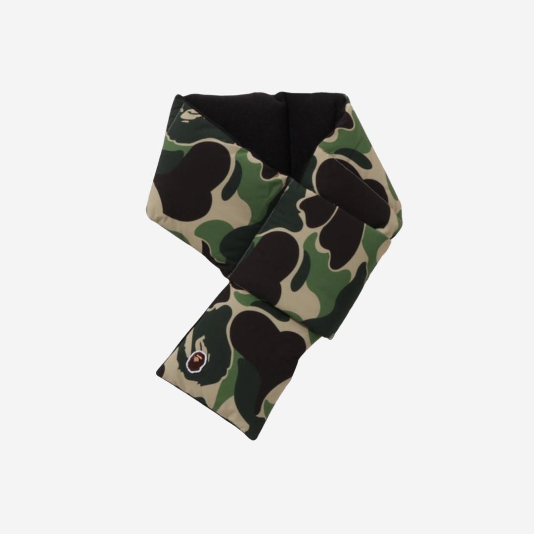 BAPE ABC Camo Pocket Fleece Scarf M Green