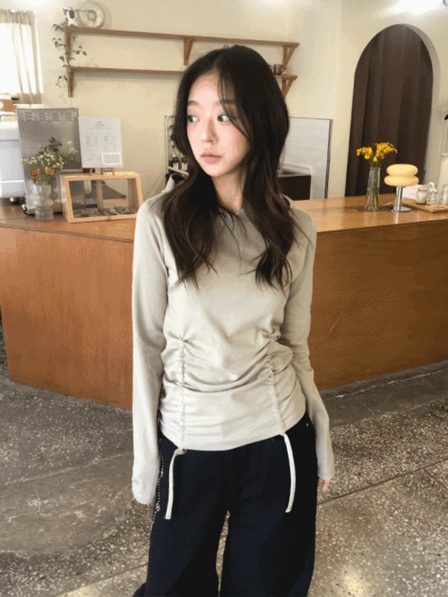 [핏보장] 스트랩 셔링후드 T