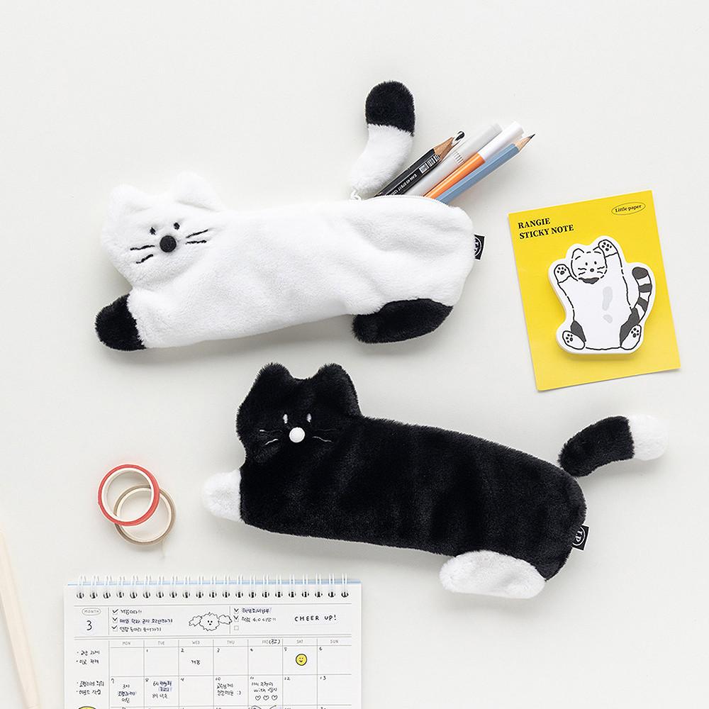 리틀 페이퍼 고양이 키티 필기도구 펜케이스 필통