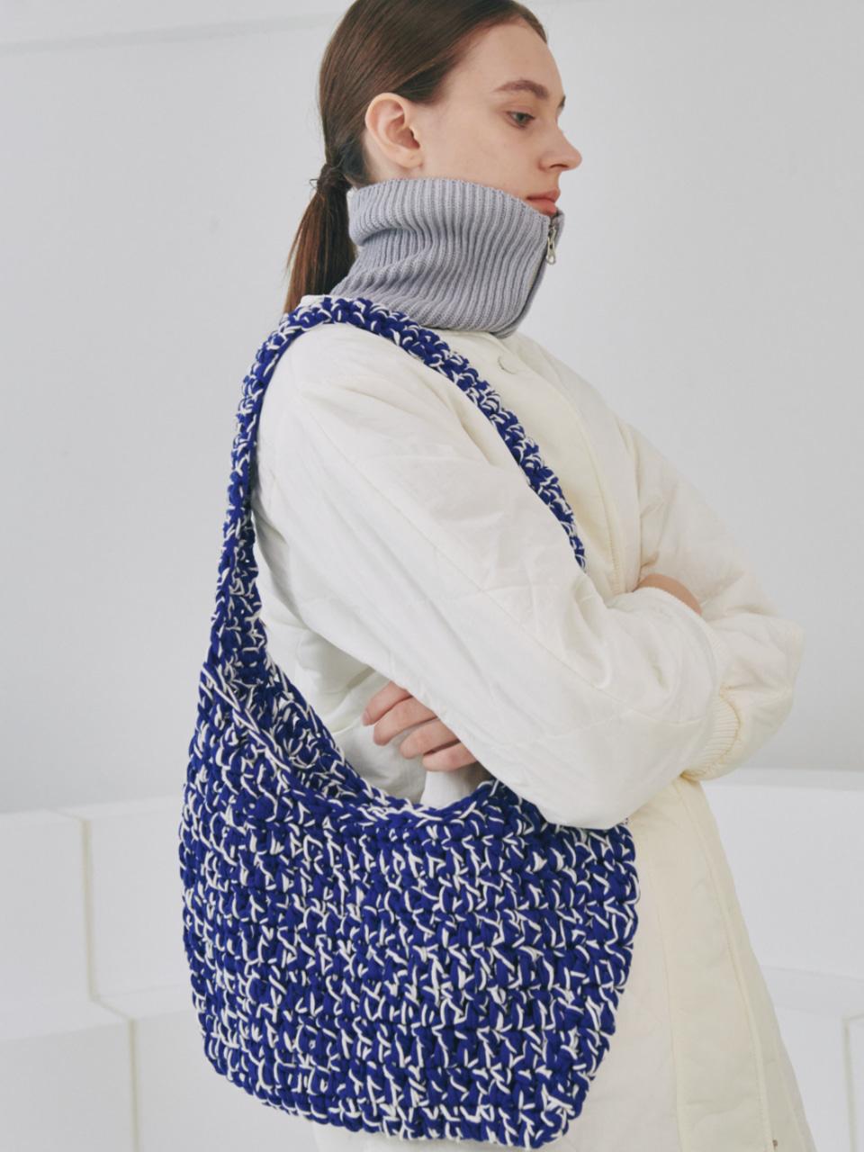 Double Net Cross Bag_Navy