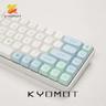 KYOMOT 프로필 XDA 얼음 크리스탈 민트 Keycaps PBT 염료 하위 영어 135 키 DIY 레이아웃 기계 키보드 사용자 정의 키 캡