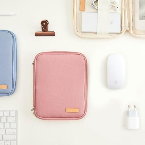 올라 베이직 레더 케이블 파우치