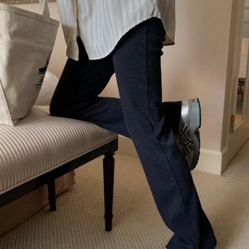 [당일] underson 언더슨 린다 슬림 팬츠 골지 밴딩 바지