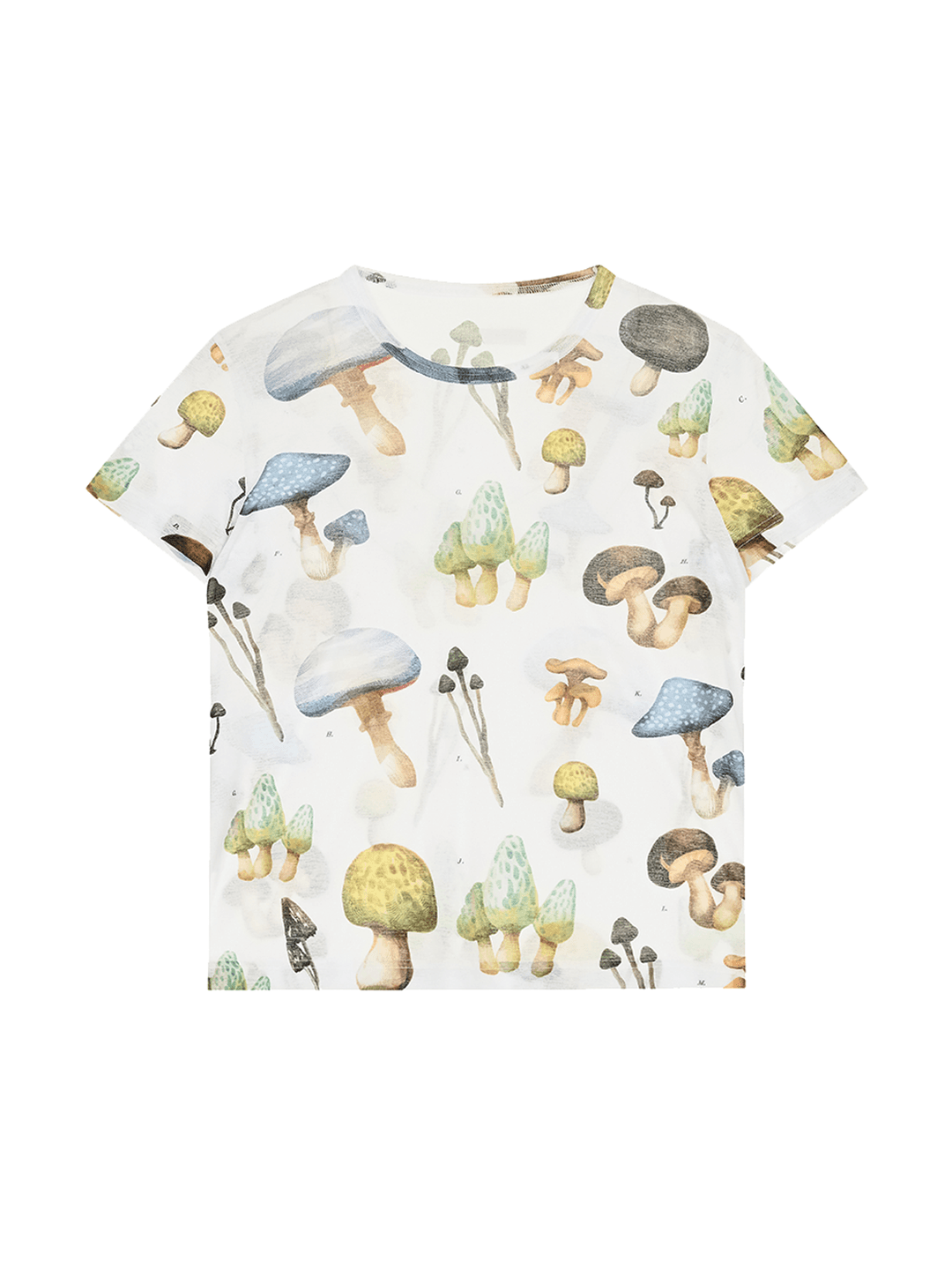 MUSHROOM GRAPHIC T-SHIRT WHITE