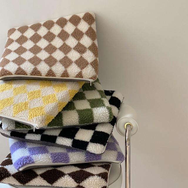 쏠띵즈 Checkerboard Argyle Cushion 체커보드 아카일 방석 쿠션