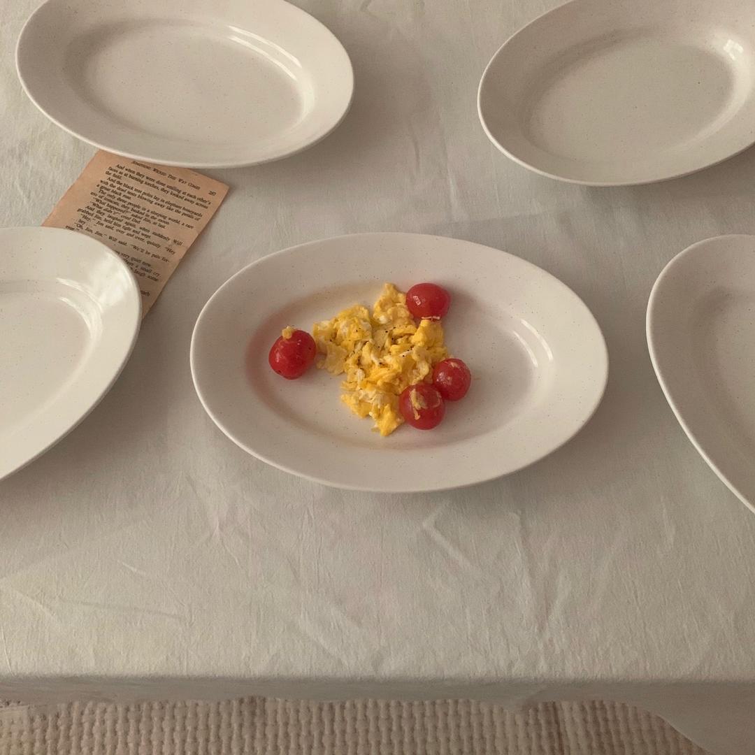 [new] vanilla oval plate