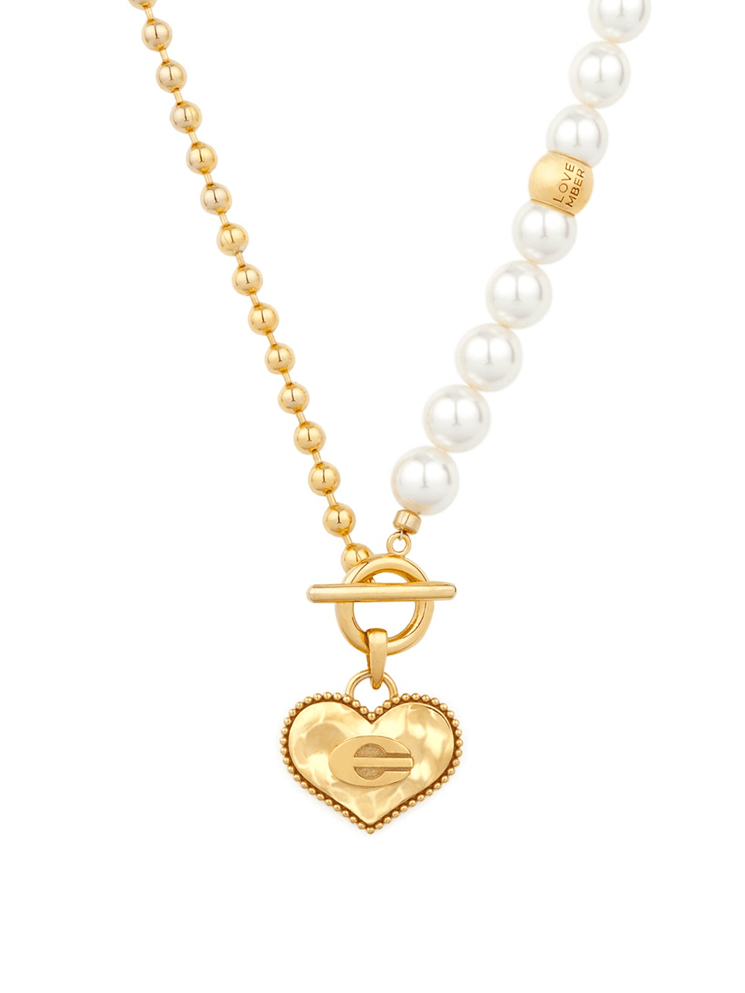 [silver 925] Bumpy heart pearl N