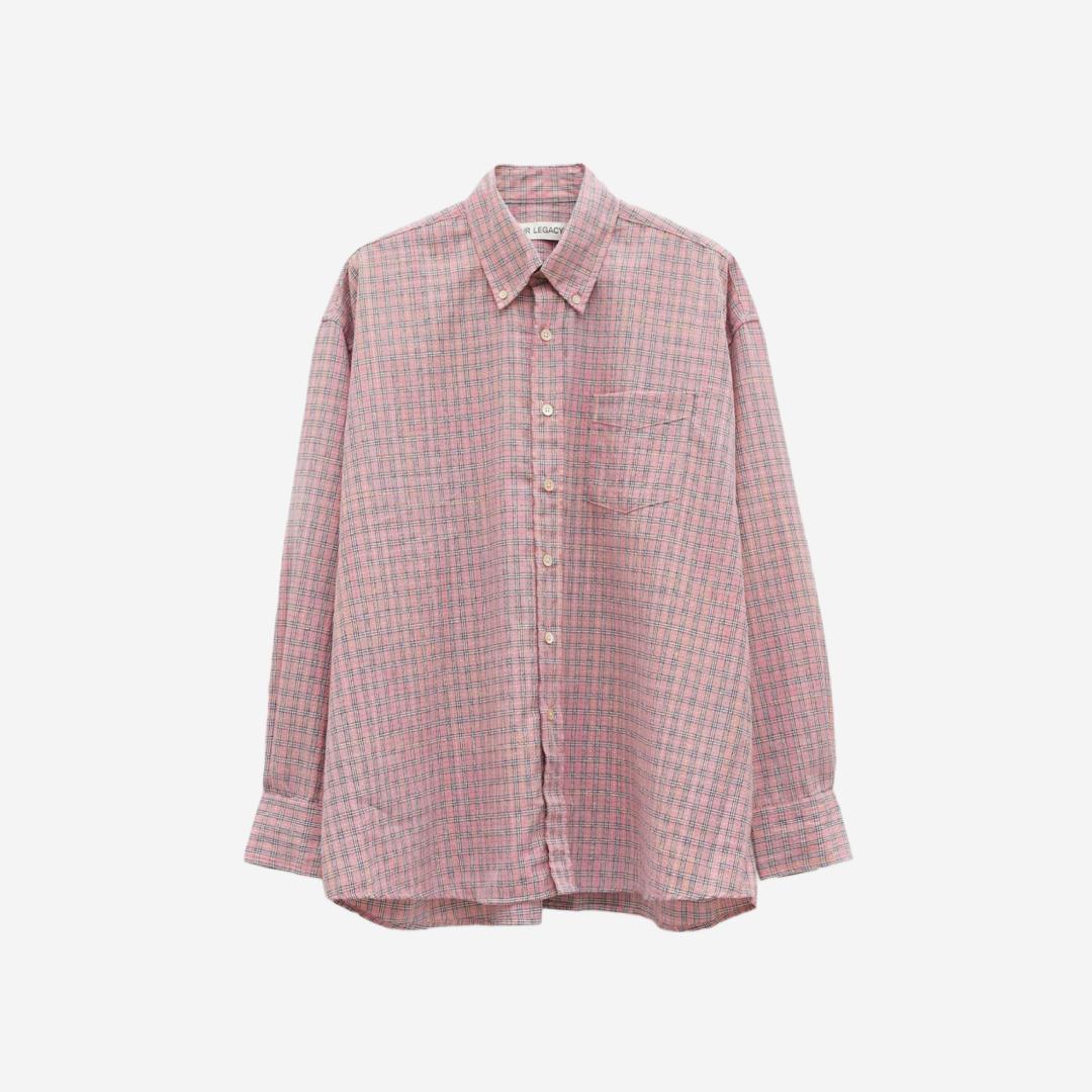 Our Legacy Borrowed BD Shirt Pink Kimble Check