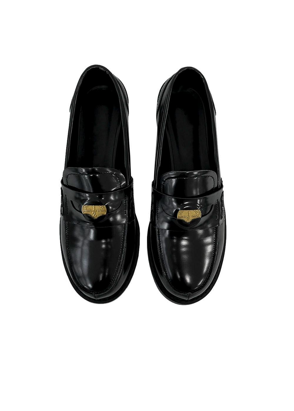 NO.34 BLACK CLASSIC COIN LOAFER