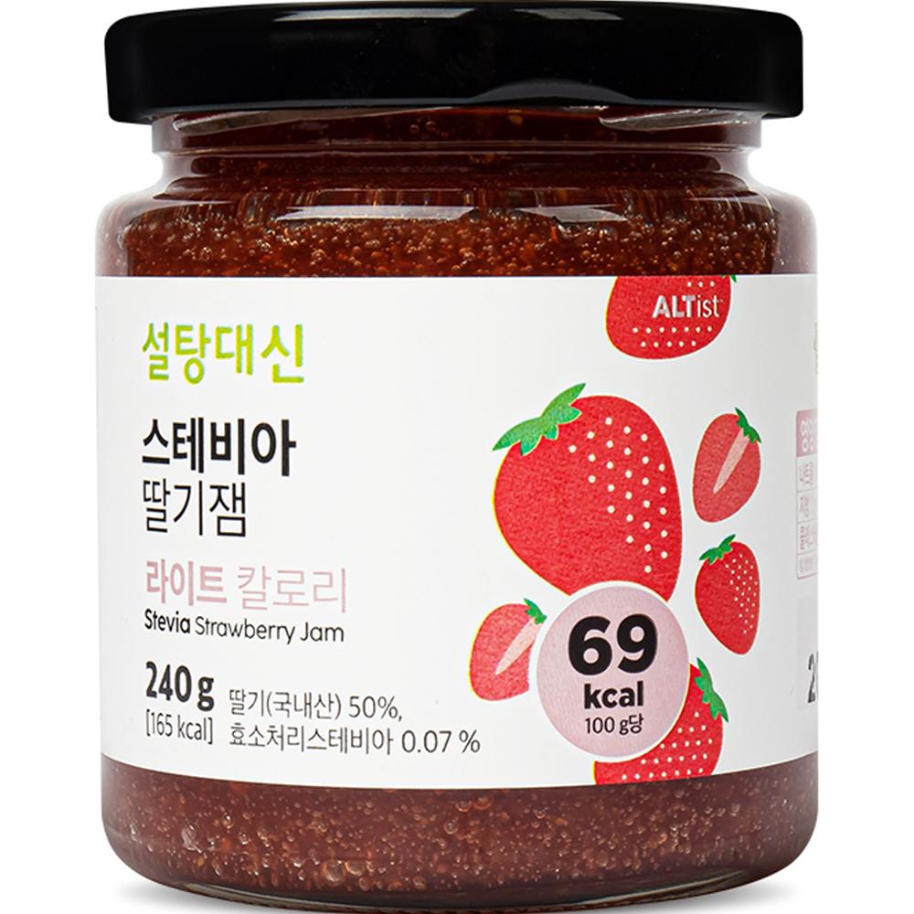 알티스트 설탕대신 스테비아 딸기잼 240g, 1개