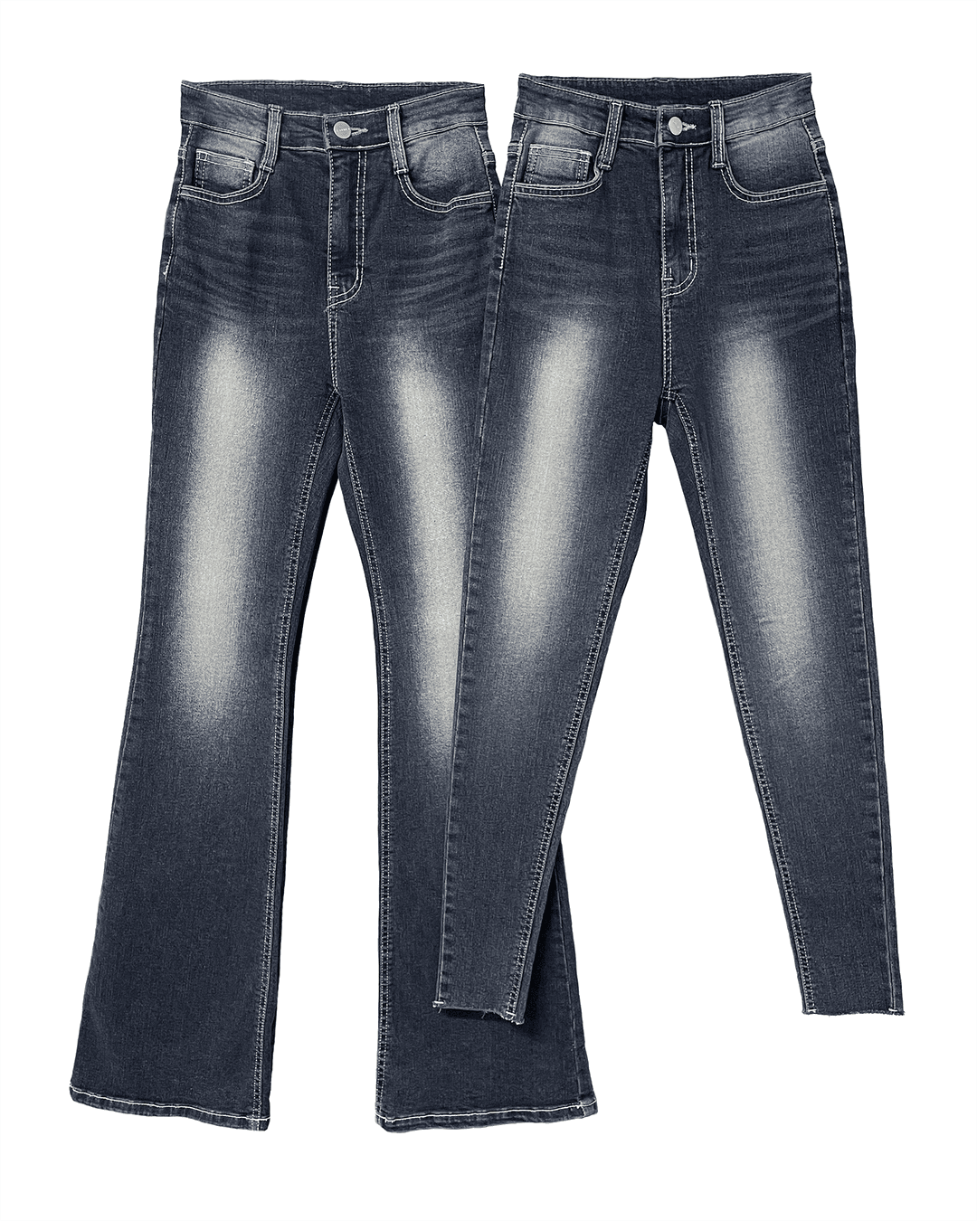 클로즈커브 [2타입/5사이즈] 샌드워싱 스티치 부츠컷진