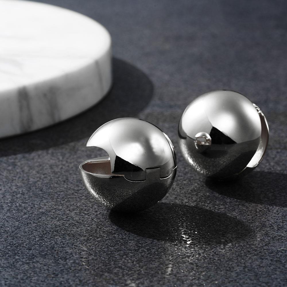 Sfera Piccola, Silver color (2pcs)