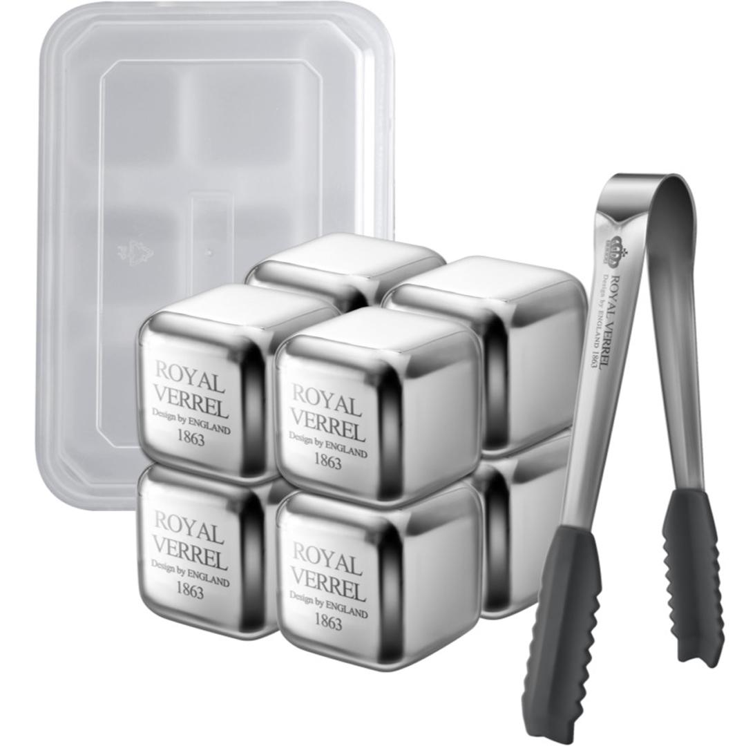 로얄버렐 스텐304 아이스큐브 8p + 전용집게 + 전용케이스 세트, 1세트