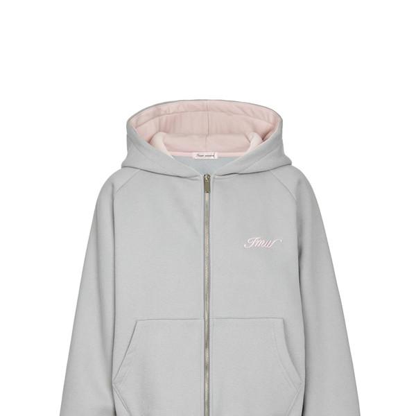 Raglan 2way Hood Zip-up(GREY/양기모)