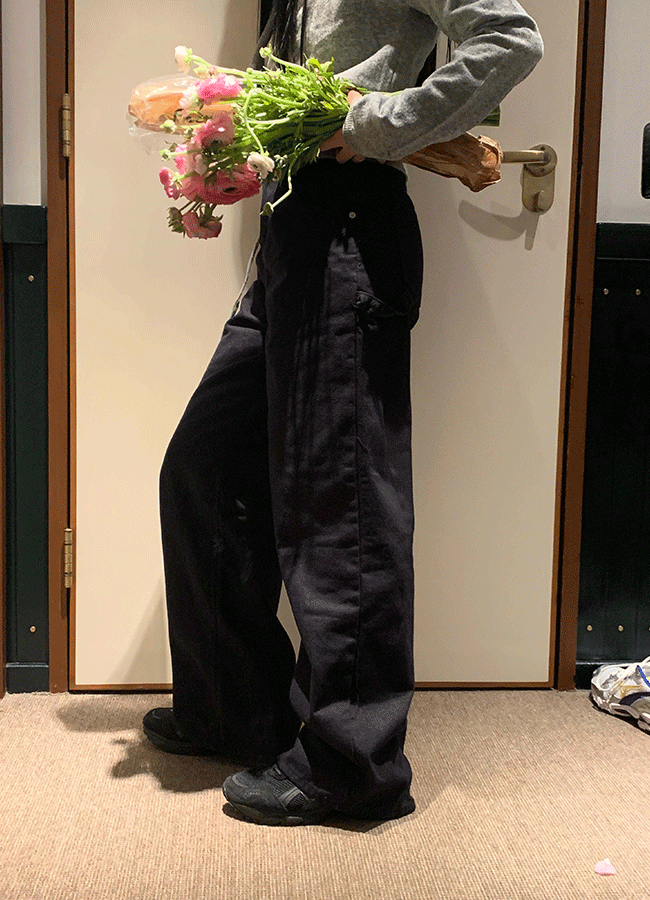 유이니 [논페이드] Engine wide denim (1color)