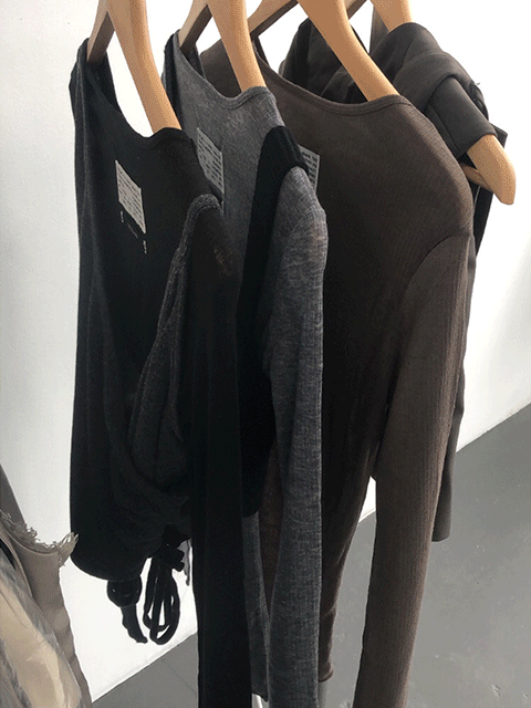 labeling long sleeve t-shirt (4color)