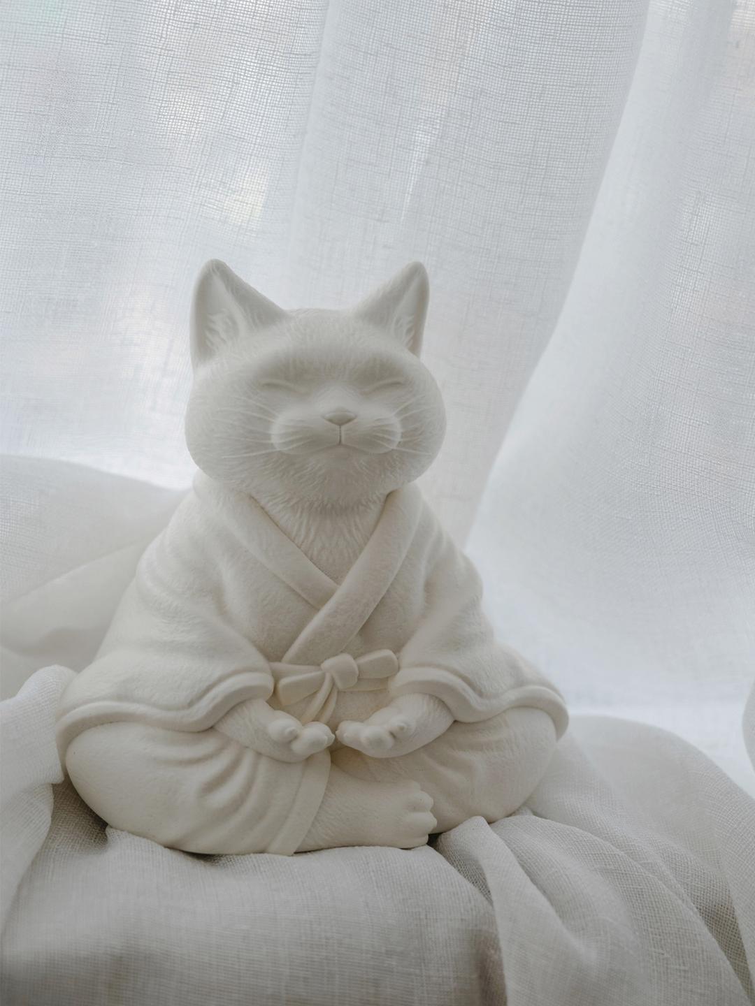 Meditating Cat
