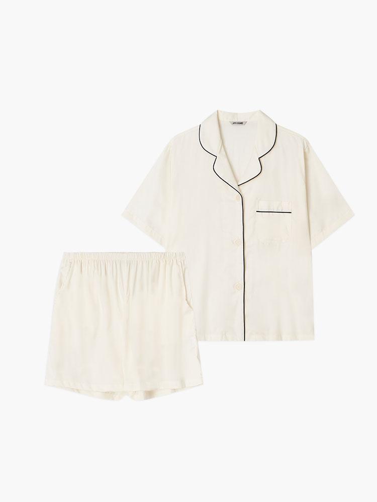 (w) Classic Cotton Short Pajama Set
