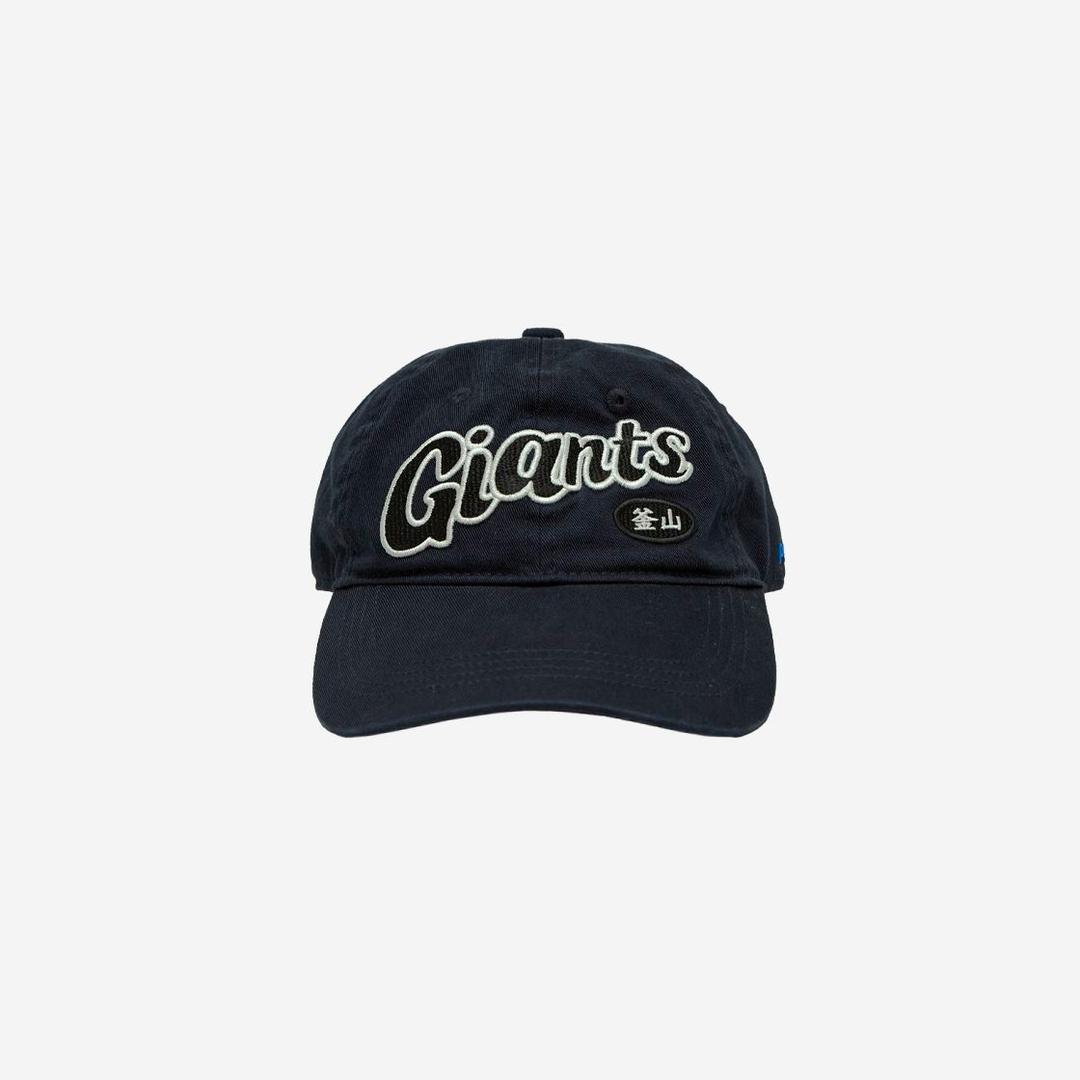 Polyteru X LOTTE GIANTS Logo Ball Cap Navy