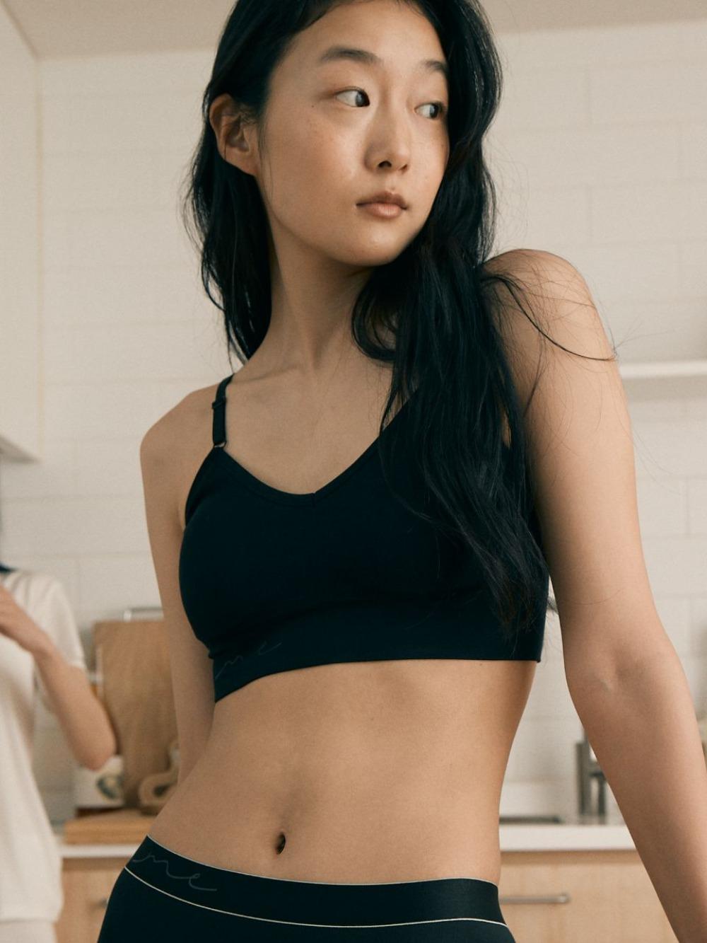 [W] me 나무 니팅 브라렛