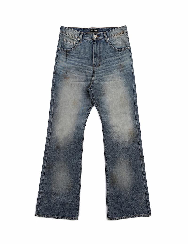 FAR AGED FLARE JEANS