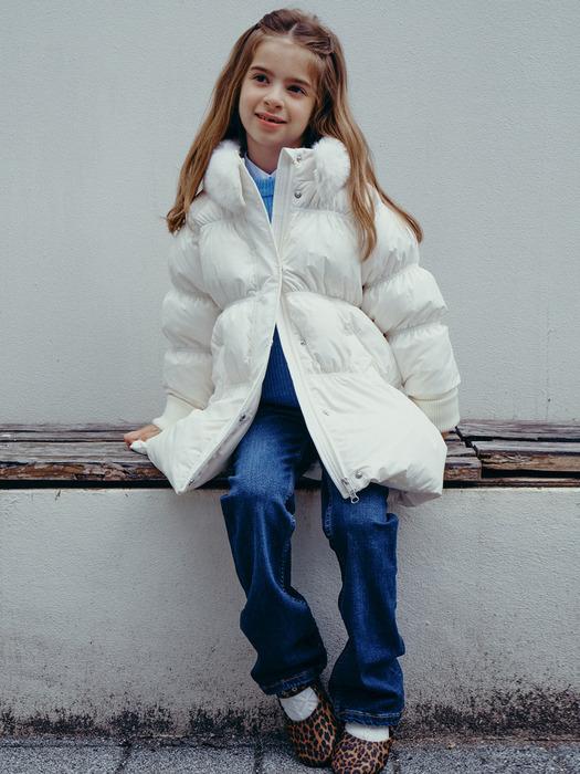 [KIDS] Shirring Down Jacket