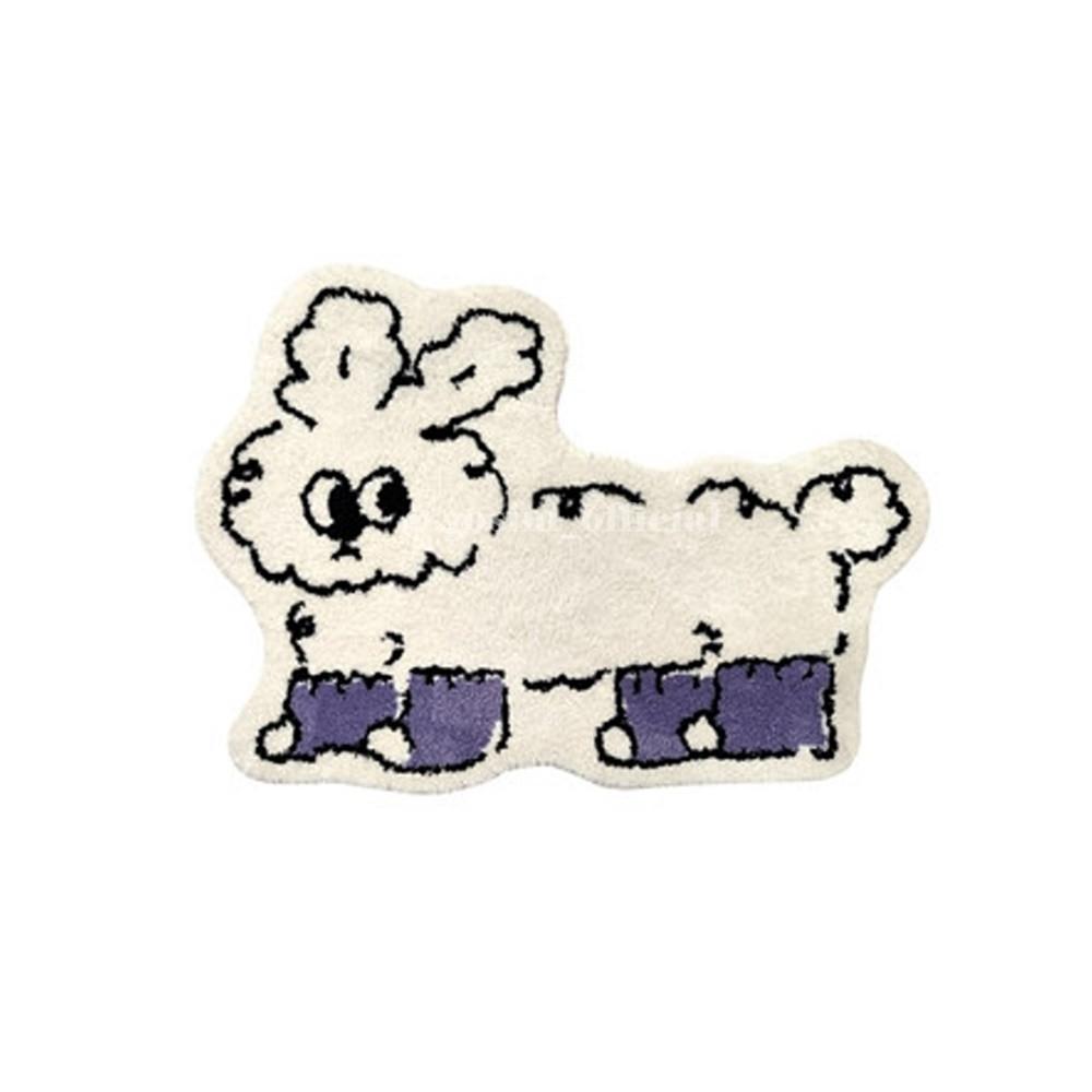 고심 귀여운 토끼 발매트 러그 침대 소파 매트 70x90cm