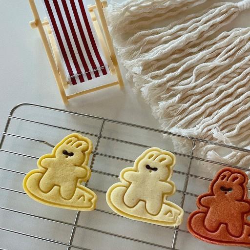 서퍼 토끼 쿠키커터 / 서핑보드 쿠키틀 / 바캉스