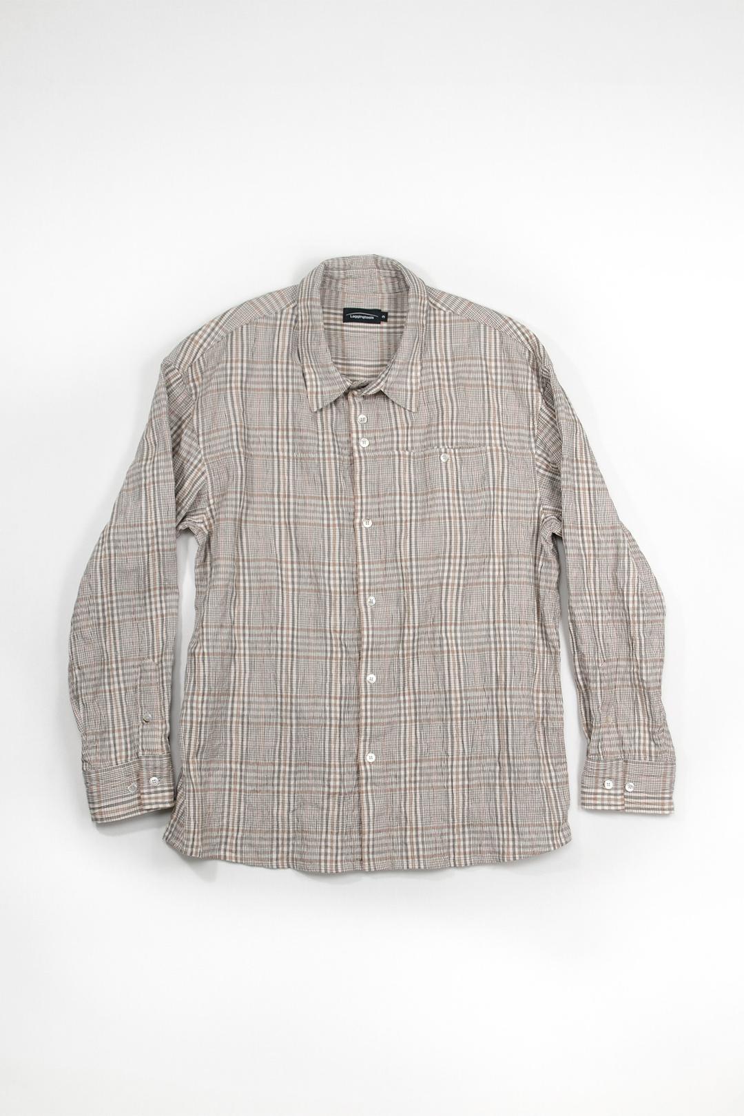 Natural Check Pattern Shirt_____beige