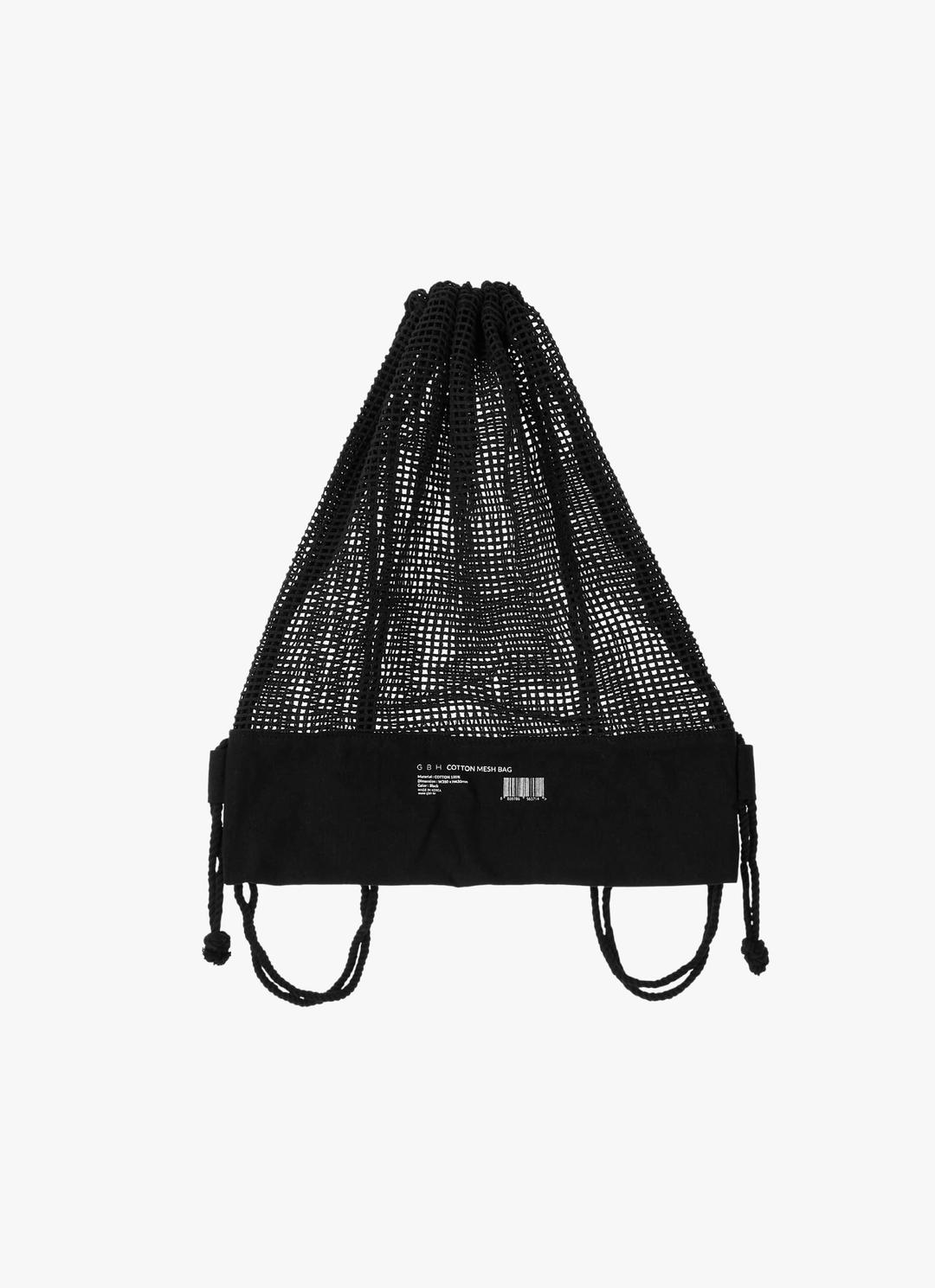 COTTON MESH BAG / BLACK