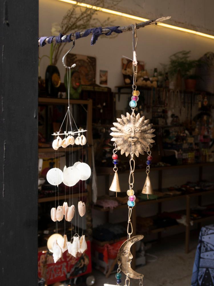 해달별 히피 브라스 선캐쳐 모빌 에스닉 인테리어 소품