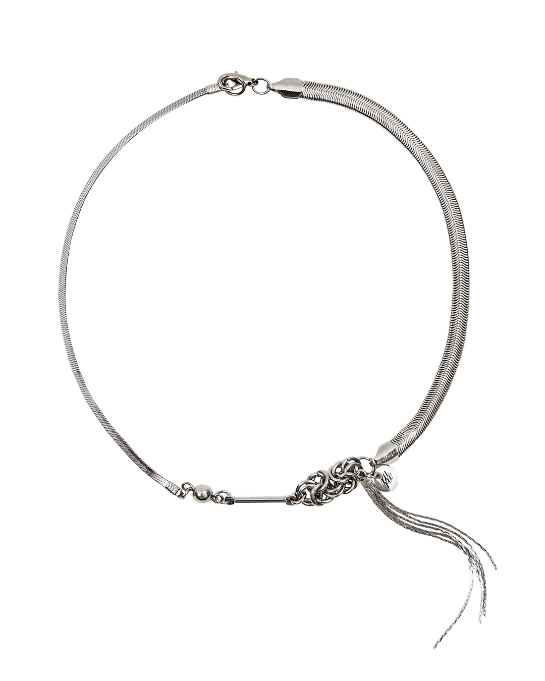 MIX TAIL NECKLACE SILVER