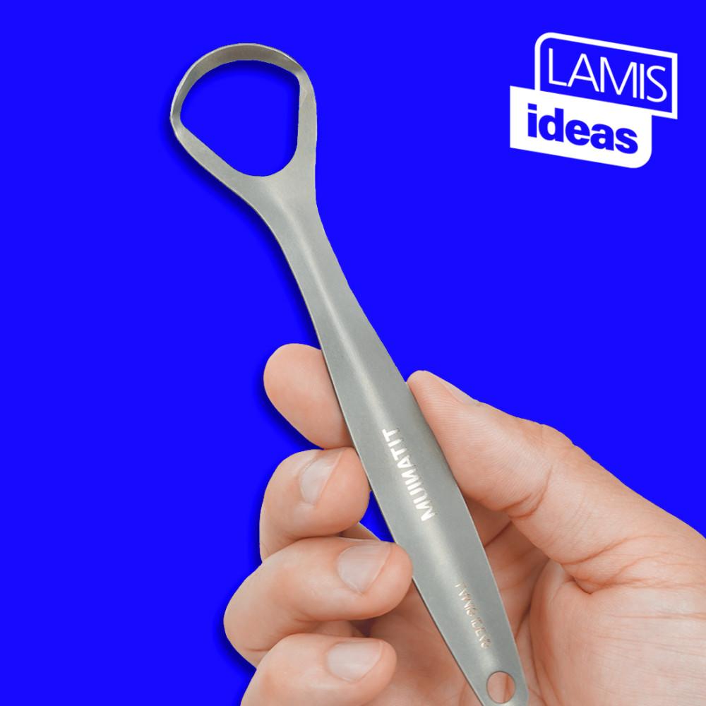 라미스 티타늄 혀클리너 와이드 (휴대용 케이스 포함)