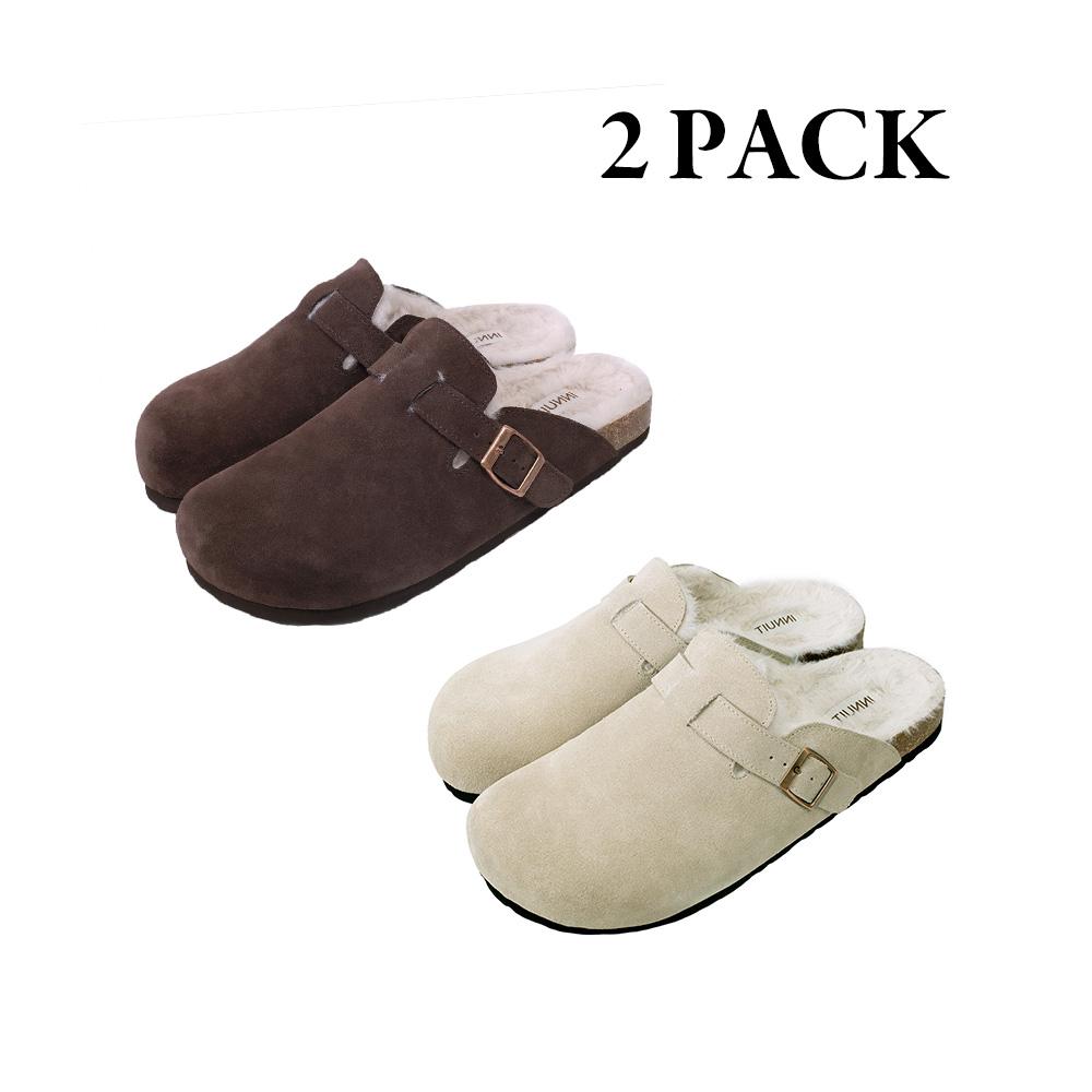 Innuit winter fur slipper NOAH 2 pack 1+1