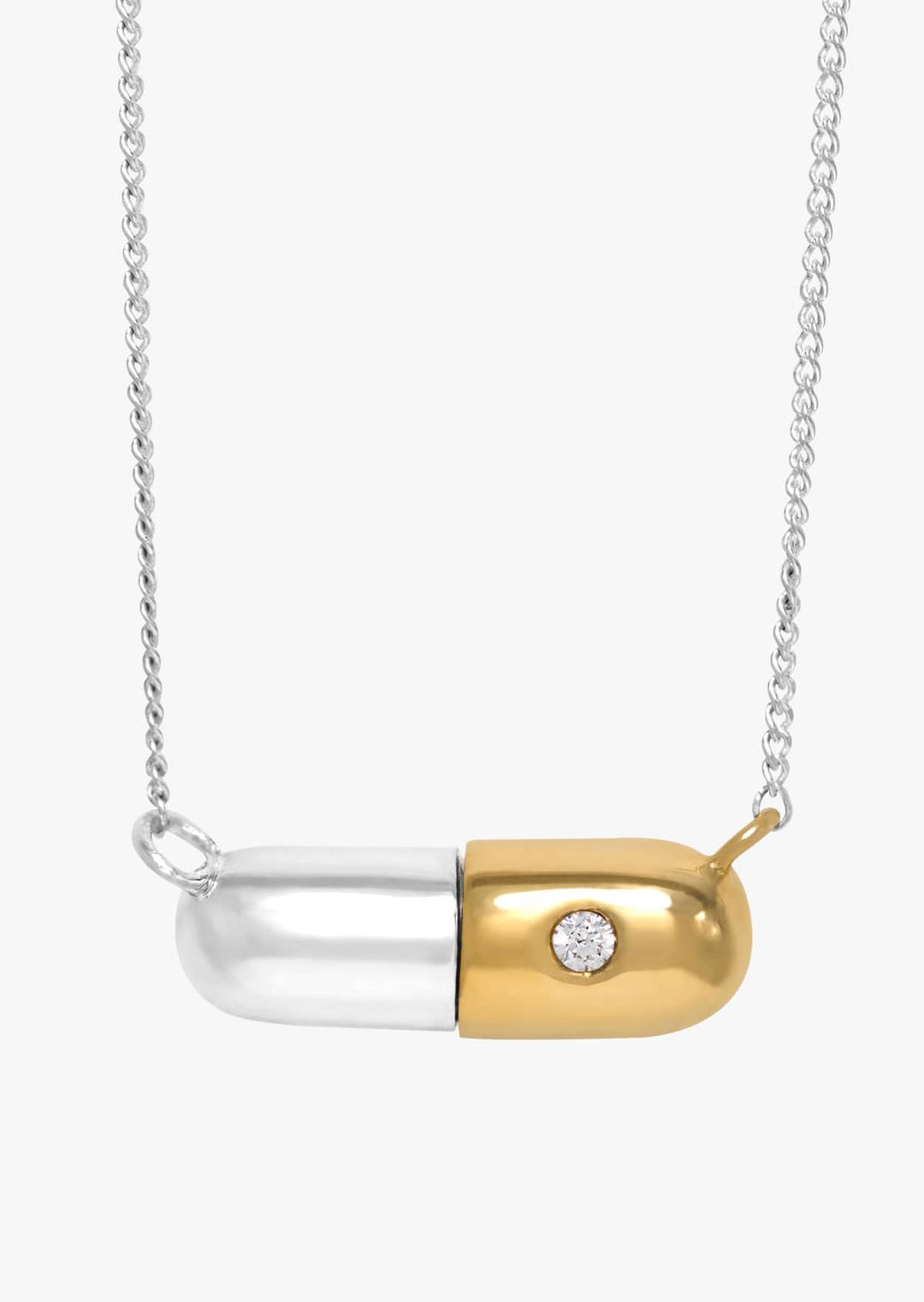 Open Capsule Necklace