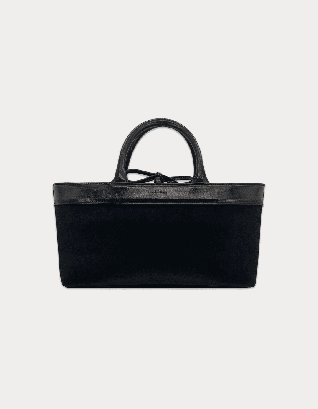 Velvet Half Dear Tote Bag - Velvet Black