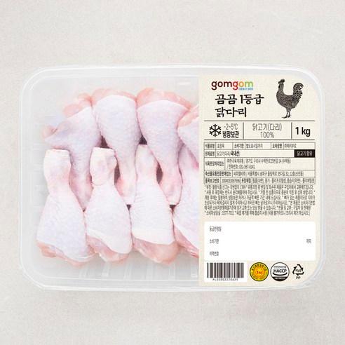 곰곰 1등급 닭다리 (냉장), 1kg, 1개