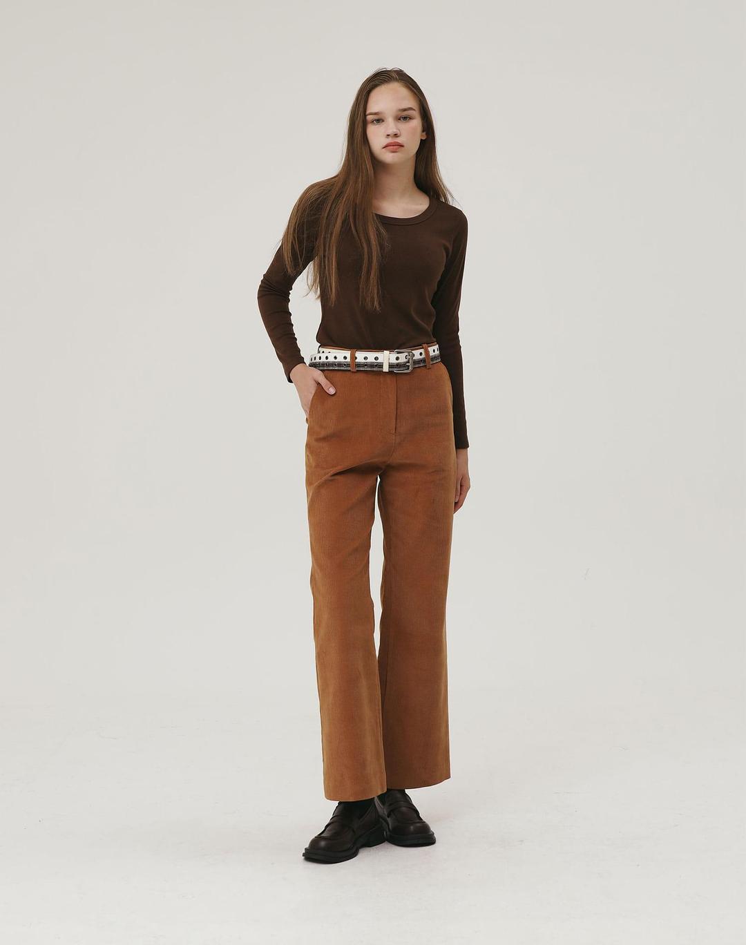 CORDUROY PANTS CAMEL