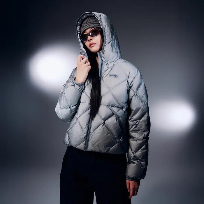 여성 올버트 뉴퀼팅 구스다운 경량패딩 (L/GREY)